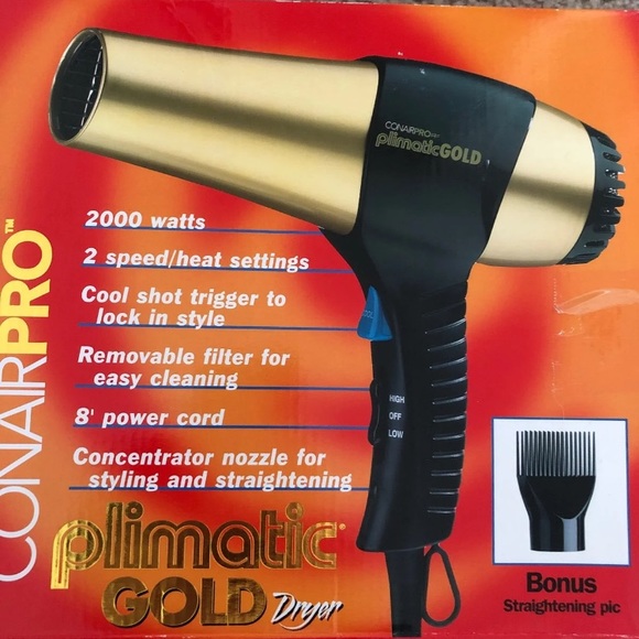 Conairpro Accessories Plimatic Gold Conairpro Dryer Poshmark